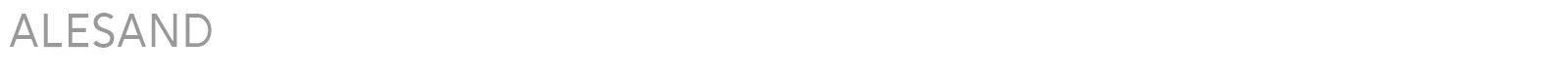 Alesand font preview